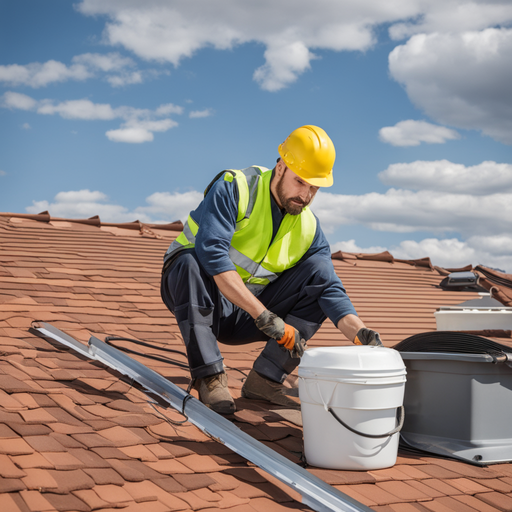 roof maintenance worker 431552177 2